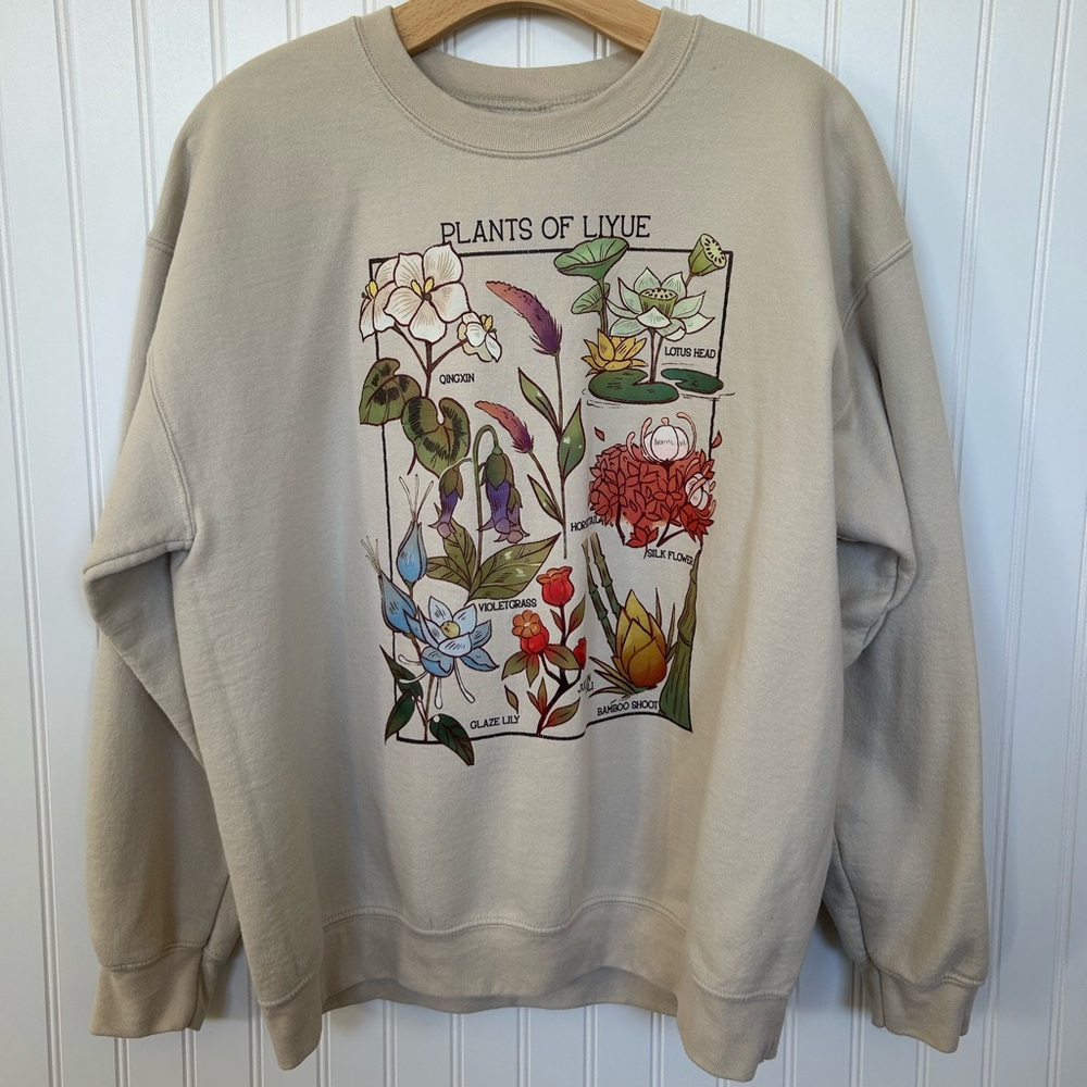 Genshin Plants of Liyue Graphic Sweatshirt